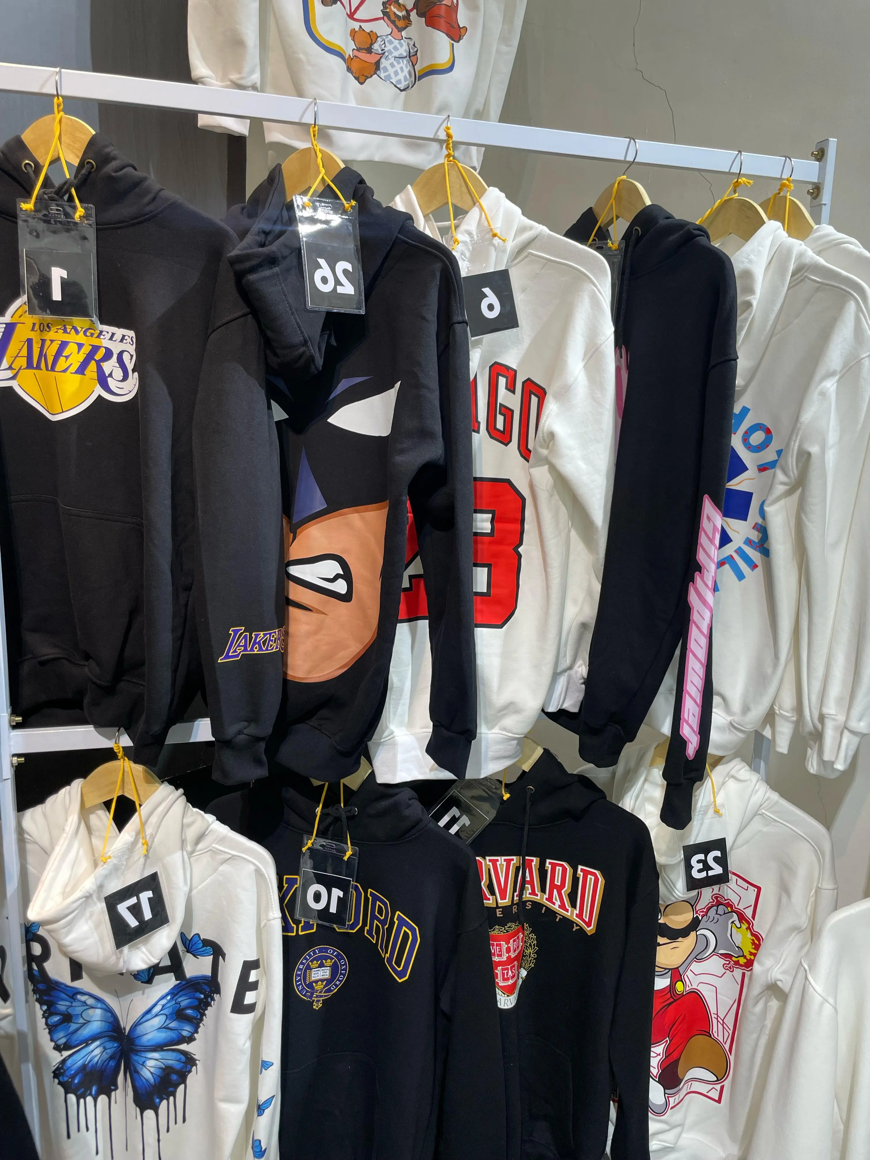 [ Khusus Live ] Hoodie Karakter Kode 1 - 80 | Poepoe.mue | Full Cotton | Jumper | Jaket | Suiter | Fleece | Anime | Zipper | Crewneck | Oversize