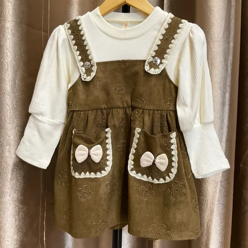 BELIMOM’s - GAUN DRES PREMIUM KATUN CORDURAY BKK OVER OLL USIA 3 BULAN - 4 TAHUN COD / BAJU ANAK PEREMPUAN Lengan panjang 7