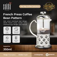 Gambar Sakha Coffee French Press Coffee Maker Saringan Kopi Manual Brew Coffe Pot 350ml Bahan Kaca Transparan & Stainless Steel - Silver dari Sakha Coffee Bali Kota Denpasar 2 Tokopedia