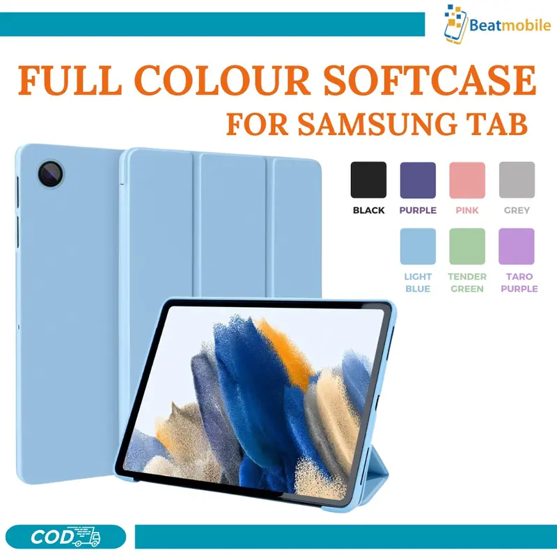 Case Compatible for Samsung for A9+ 11 Inch S9/S9fe 11 inch S6 Lite Samsung tab S6 Lite Trifold Full Colour Stand Smart Case 0