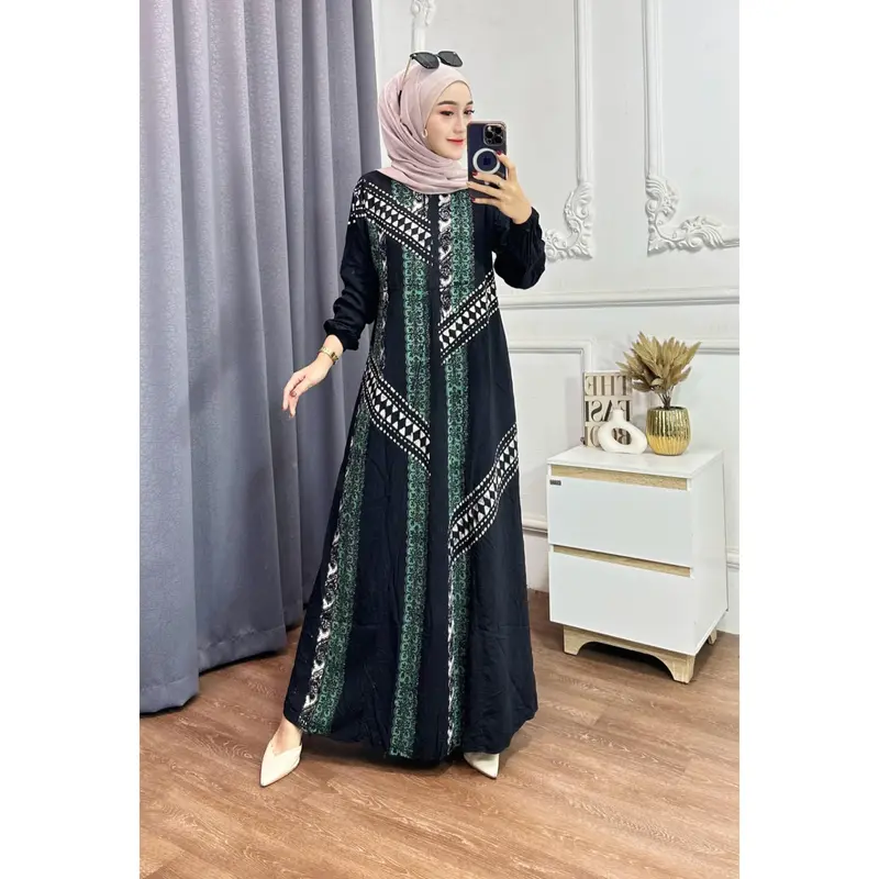 PERMATA PUTIH - Gamis Rayon Cap Premium Pekalongan 1