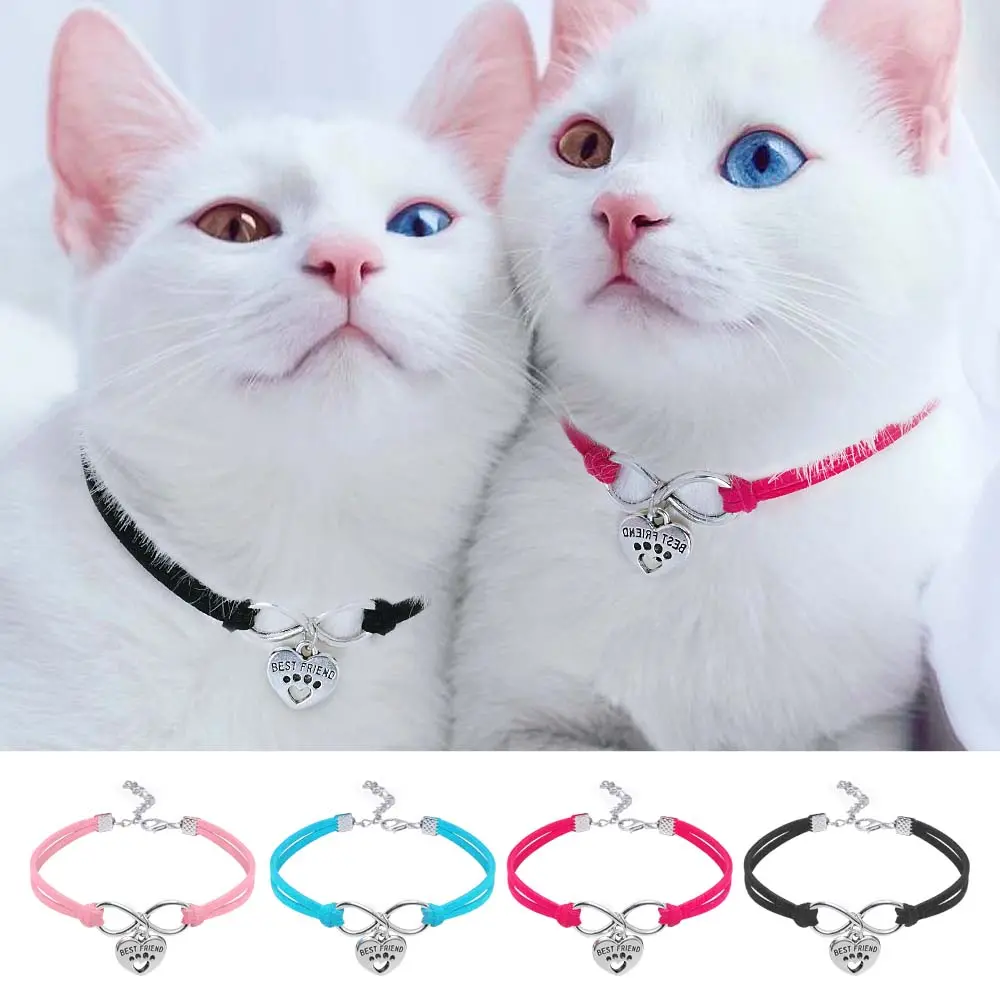 Kitten Chihuahua Kalung Boleh Laras, Loket Jantung, Kalung Comel, Sesuai untuk Anak Anjing Kucing dan Anak Anjing, Produk Haiwan Peliharaan, Saiz Kecil