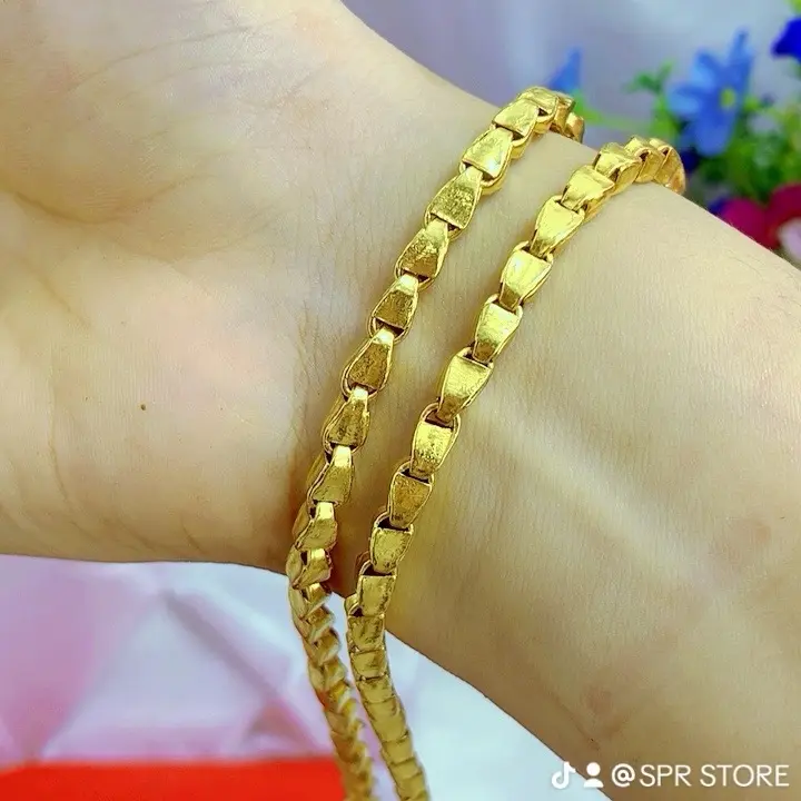 gelang padi dua suku cantik lapis kristal 2
