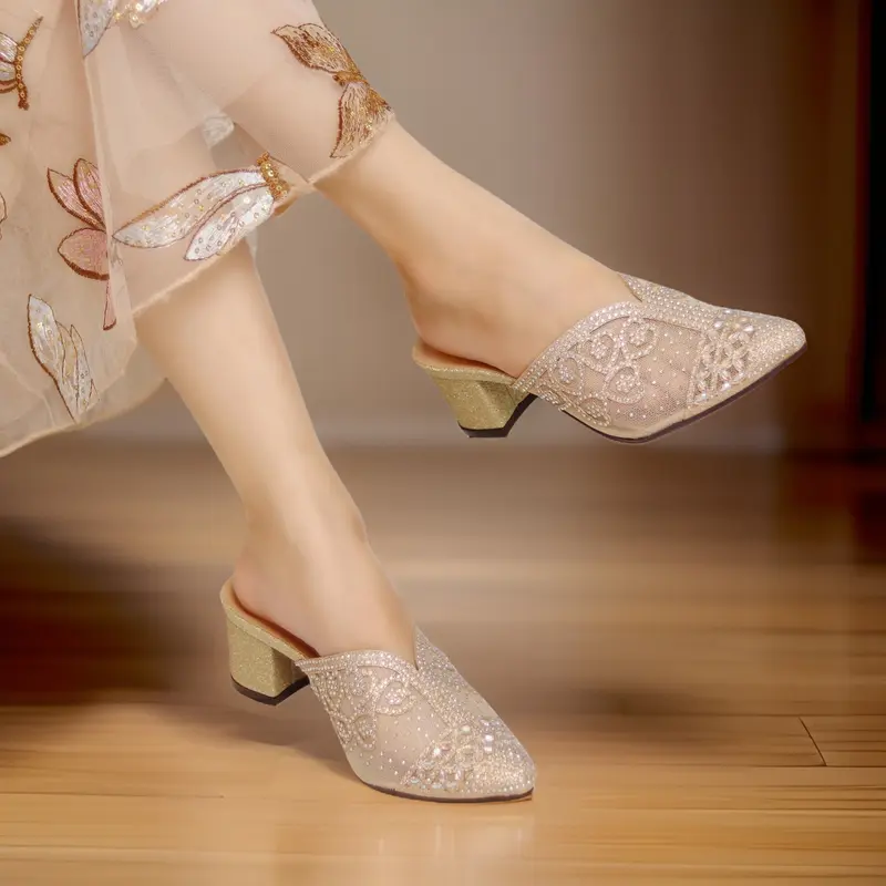 Herdian Rtwo 26 Sandal Heels Wanita Hak Tahu Karet Shoes Pesta 4