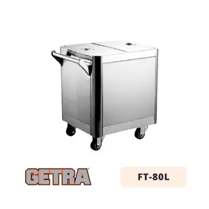 GETRA FT-80L TROLI TEMPAT TEPUNG ADONAN / GULA TROLLEY STAINLESS
