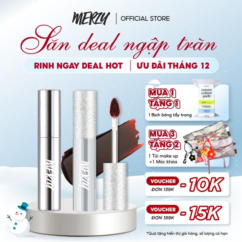   NEW  Son Kem Lì Merzy The Glam Mellow Tint 4g 