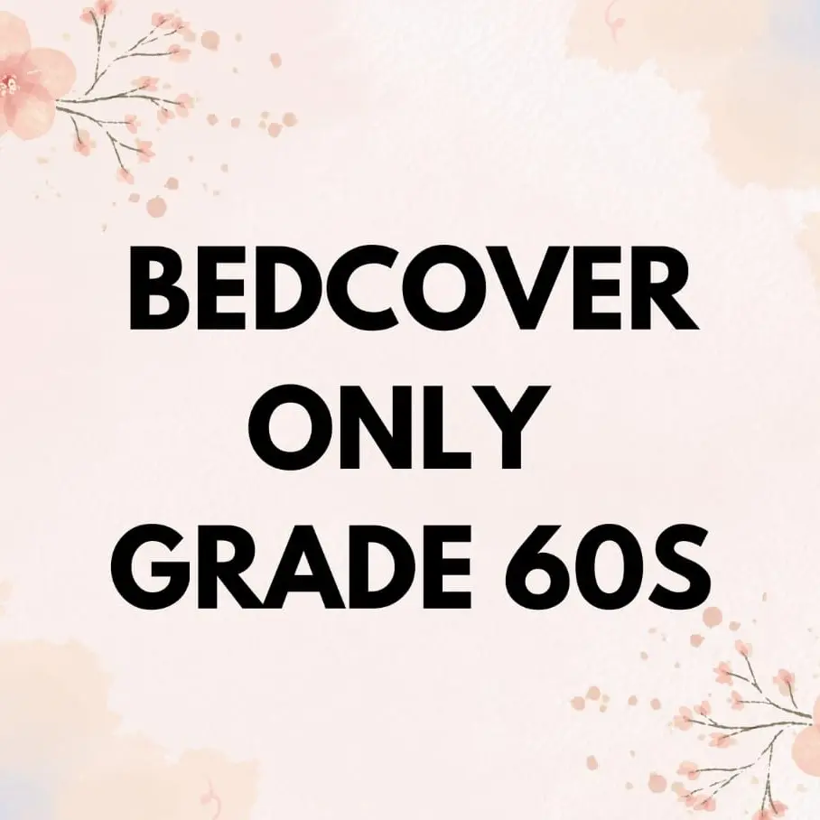 Bedcover Only Sutra Silk Organik Printing 60S Super Halus Lembut Dingin Custom