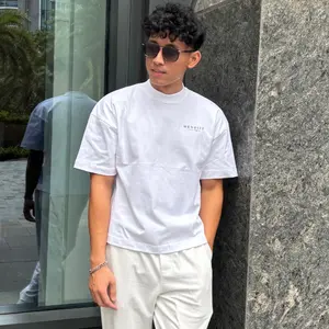 MENDIFF - Vieil Argent Boxy Tee Heavyweight Tshirt White Coolbreeze