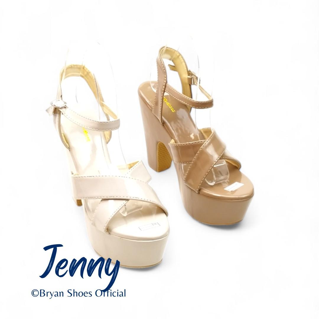 Bryan Jenny Platform Sandal High Heels Wanita tali 12cm Silang Hak tinggi tahu Shoes Hitam Putih sepatu cewek retro chunky Black hils Sendal Perempuan buat wisuda graduation wedges antiselip moca ootd pesta gemes cewe Antislip Fashion Show Catwalk Wedding Bryan Jenny Platform Sandal High Heels Wanita tali 12cm Silang Hak tinggi tahu Shoes Hitam Putih sepatu cewek retro chunky Black hils Sendal Perempuan buat wisuda graduation wedges antiselip moca ootd pesta gemes cewe Antislip Fashion Show Catwalk Wedding