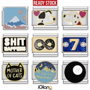 Italian Charm Bracelet - Gelang Wanita - Gelang Pria - Gelang Italian Charm - ICR006