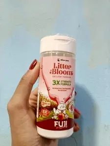 Olive Care LITTER BLOOM Penghilang Bau Pipis Pup Litter Box Kucing 160g Cat Litter Deodorizer Pewangi Pasir Aroma Segar Tahan Lama Hingga 72 Jam dan Menghambat Pertumbuhan Bakteri - Gummy pop 160g