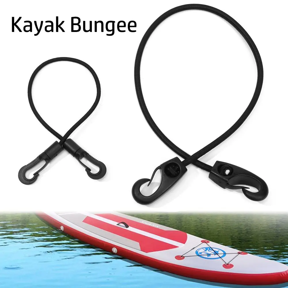 Outdoor Surfing Tether Holder Canoe Accessories Shock Cord Hook Fishing Rod Lanyard Kayak Bungee Tie Down Rope