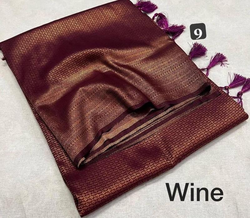 Product Introduction of Premium Cooper Softy Kubera Pattu Sarees 9