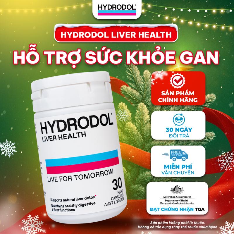   Chính hãng  Hydrodol Liver Health- Sản Phẩm Bổ Gan Cải Thiện Sức Khoẻ Gan Lọ 30 Viên Uống Đến Từ Úc   mát gan giảm mụn 