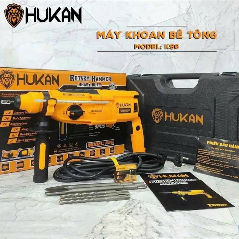 Máy khoan bê tông điện HUKAN K96 ,3 chức năng,Công suất 1050W ,động cơ lõi đồng,bảo hành 6 tháng
