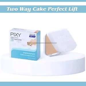 Pixy Refill Bedak Padat Natural White Two Way Cake Perfect Lift SPF30 PA+++ 12 Jam Tahan Lama