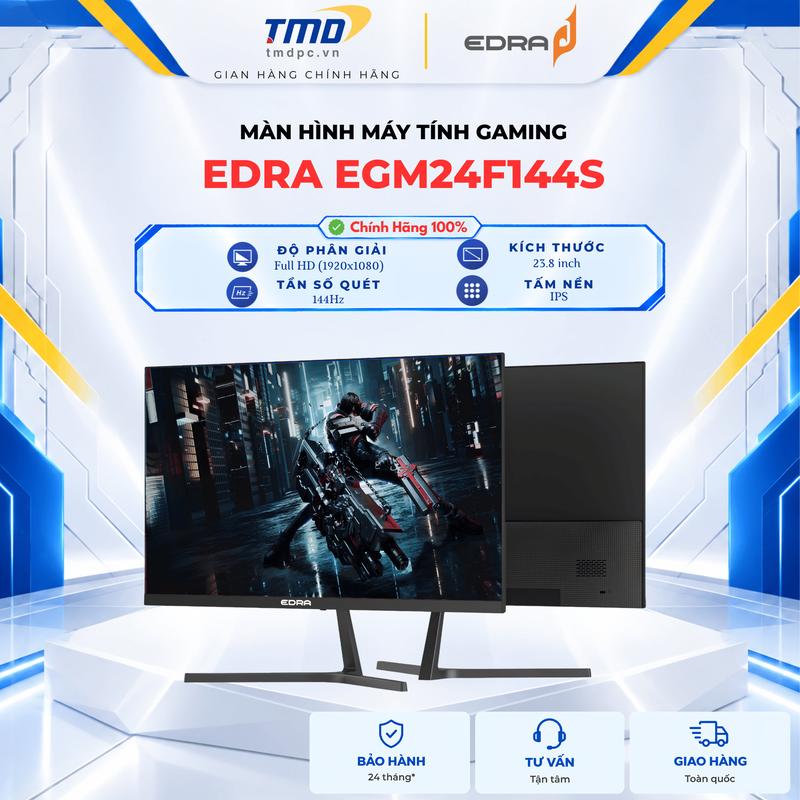 Màn Hình Gaming EDRA EGM24F144S | 23.8 Inch | FHD | IPS | 144Hz | Adaptive Sync