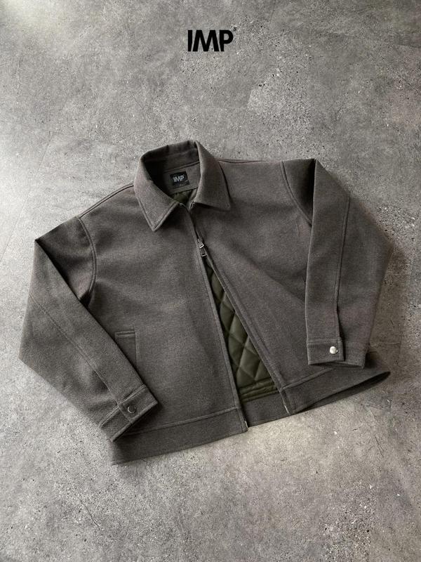IMP - 001 Jacket -| Áo khoác dạ len lớp lót chần bông quả trám IMPERFECT