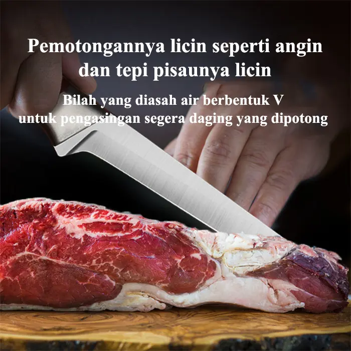 JAPAN MULTI-PURPOSE STEEL KNIFE PRO Mongolian Knife 3 Layer Anti-Rust Knife SUPER KNIFE JAPANESE Stainless 5