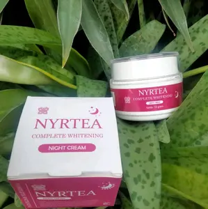 NYRTEA Night Cream Complete Whitening Krim Malam Pencerah Wajah 10 Gram