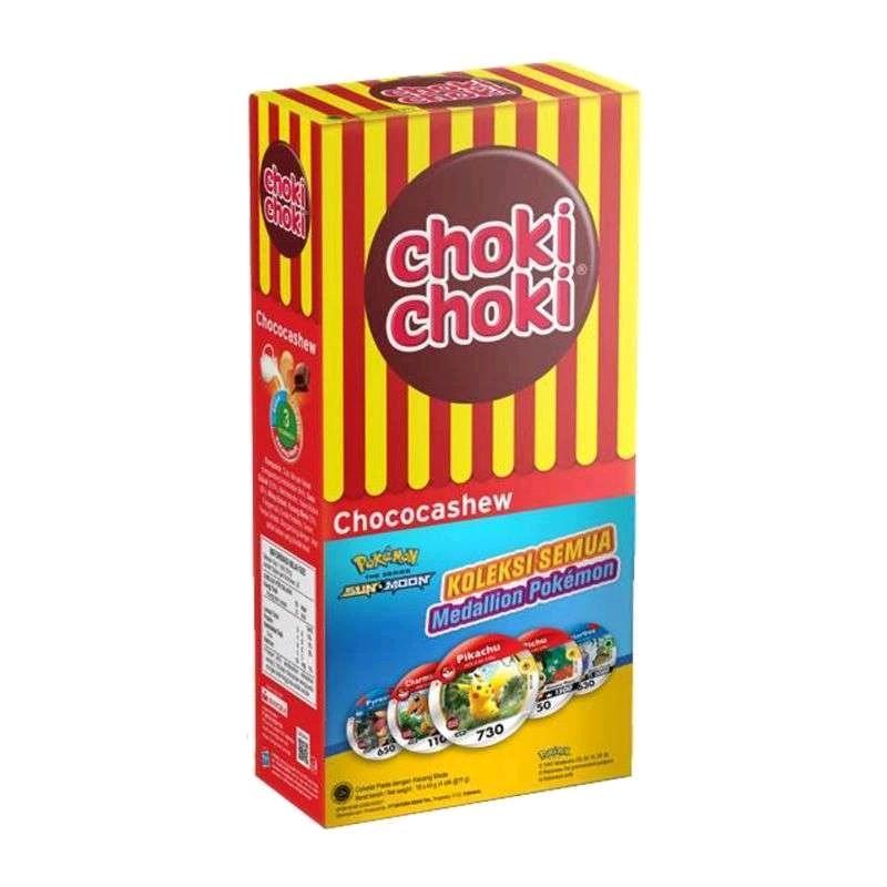 Choki Choki Chococashew Stik Cokelat 1 box isi 20 pcs x 9g Cemilan Chocolate Camilan Food Manis Mete Snack Coklat Keripik 1