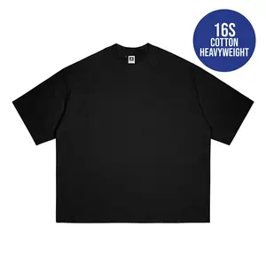 HLPD Weirdworld 16S Heavyweight Boxy Tee - Basic Polos Black