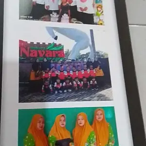 1PCS - Cetak 3 Foto Plus Bingkai 15X30 | Wall Decor Custom | Hiasan Dinding | Cetak Foto Custom Murah