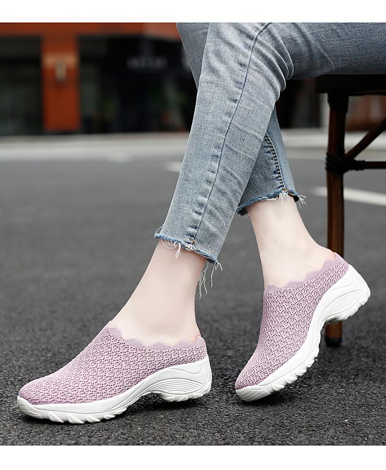Product Introduction of FOKU Sepatu Slop Santai Wanita Slip On Sneakers Korea Terbaru 44