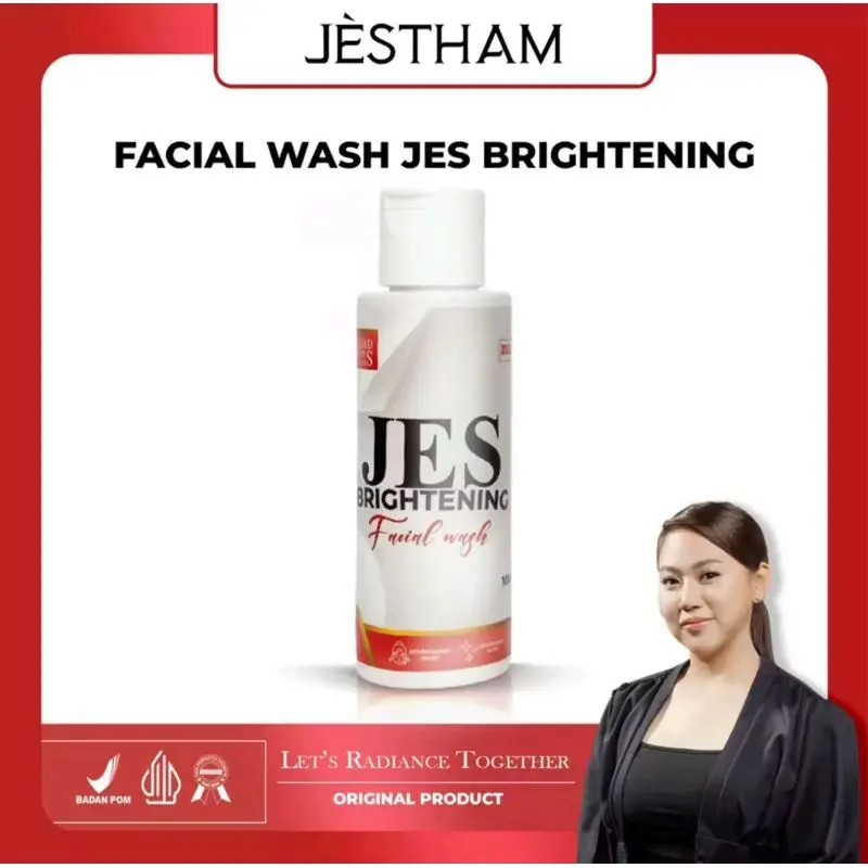 Jestham Facial Wash Jes Brightening 100ml RCK GLWNG
