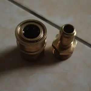 ID.BOIS Coupler nepel angin adaptor M22 1/4 MaleM14X1.5 quick release Quick Release Untuk Pressure Washer