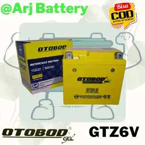 Aki Motor Satria Fu, Raider, Satria F150, GTZ6V MF Aki Kering