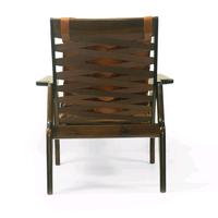 Gambar Lounge Chair / Kursi Malas - DJALOU - Walnut - Gloss Finish - Hijau dari kaisugih Kab. Bandung 3 Tokopedia