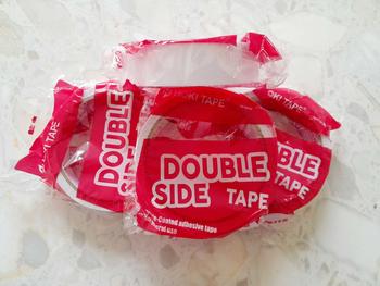 Product Review of Harga Grosir ( 6pcs ) Double Tape Kertas Putih 1inchX24mmX10yard from H** I**s M** V**i 0