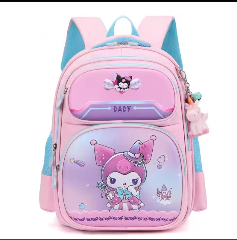 tas ransel sekolah anak motif baby kuromi tas gendong tebal tas punggung tas berbonus tas lucu anak perempuan TK SD SMP 2