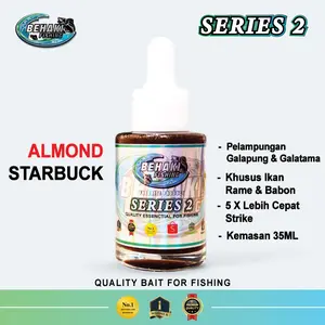 Behaki Essen Series 2 Super Neter Target Ikan Rame dan Indukan Aroma Starbak Almond Kuat Khas 30+ Biang Pilihan 5x Lebih Efektif untuk Memancing Ikan Mas - Umpan