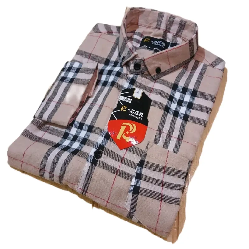 flanel wanita panjang kemeja flannel best seller Kotak Nyaman Motif Casual Katun 1