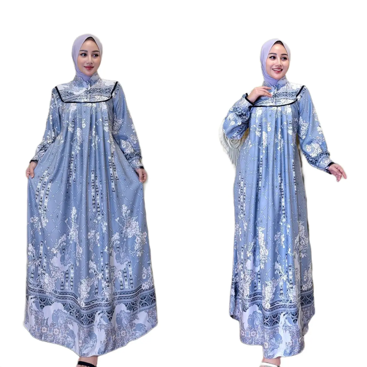 Rengganis - GAMIS MAXMARA PREMIUM SUPER FLOWLY LEMBUT GAMIS BUSUI DAN WUDHU DRESS KONDANGAN DRESS SERAGAM BRIDESMAID LINGKAR DADA 110cm OUTFIT SYARI MUSLIM WEAR BAJU WANITA MUSLIM PANJANG Lebaran Pesta Dewasa Kancing Nyaman Formal Rayon Mewah Ibu Grey