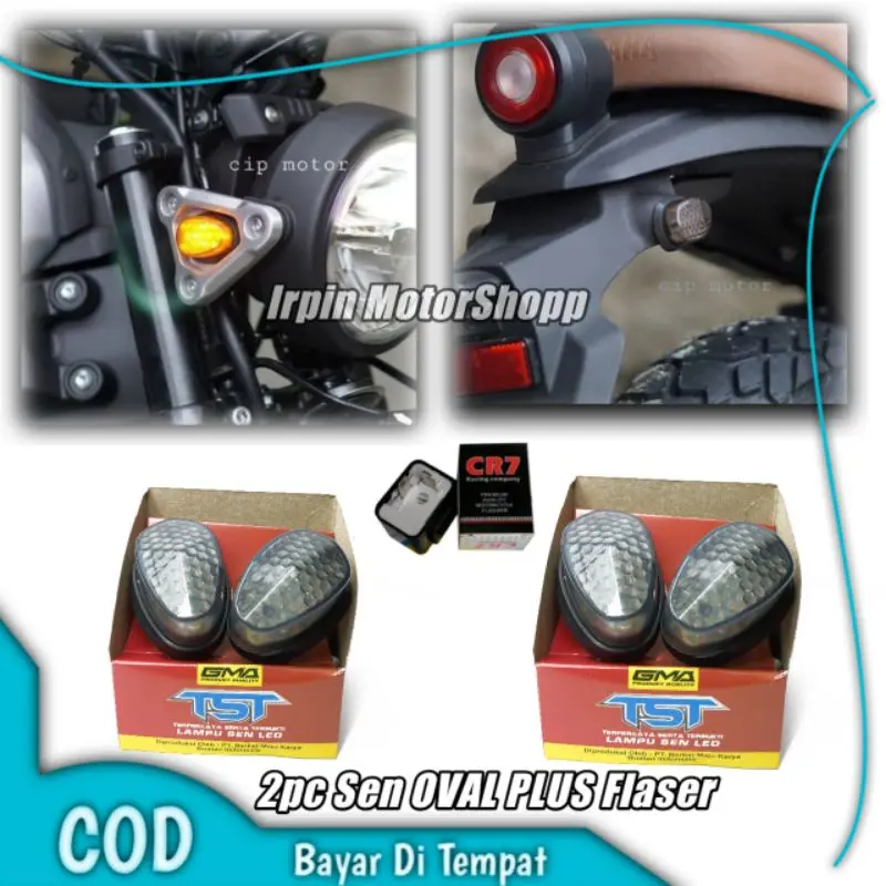 Sen Yamaha XSR 155 led R25 R15 depan belakang paket Flasher 2 pasang depan belakang 0