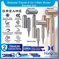 Gambar Dreame Glory Pocket Travel Hair Dryer 3 in 1 Stylus Curly Pengering Rambut Portable - Pocket Uni - Titanium Gold dari HangOn Official Store Kota Tangerang 1 Tokopedia
