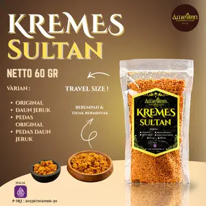 AMESTAN Ayam Kremes Sultan 60gr ZIP 4 Varian Rasa