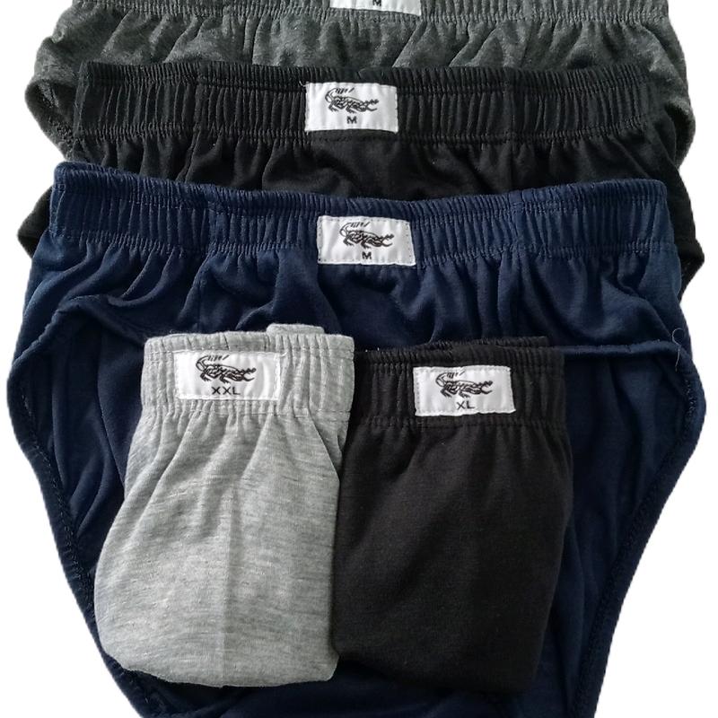 COD 6 pcs celana dalam pria crocodile/buaya /dalaman pria bahan 100% katun remaja dan dewasa Cowok Hitam Nyaman Lembut kolor pria 5