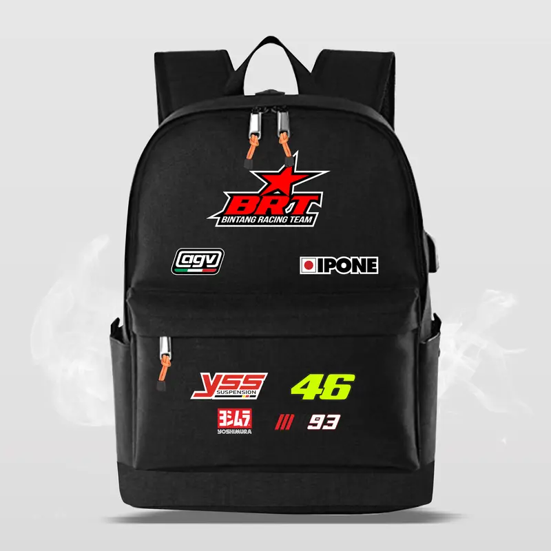 Tas Ransel Pria Wanita Motif BRT RACING Backpack Kekinian Fashion Anak Sekolah SD SMP SMA 0