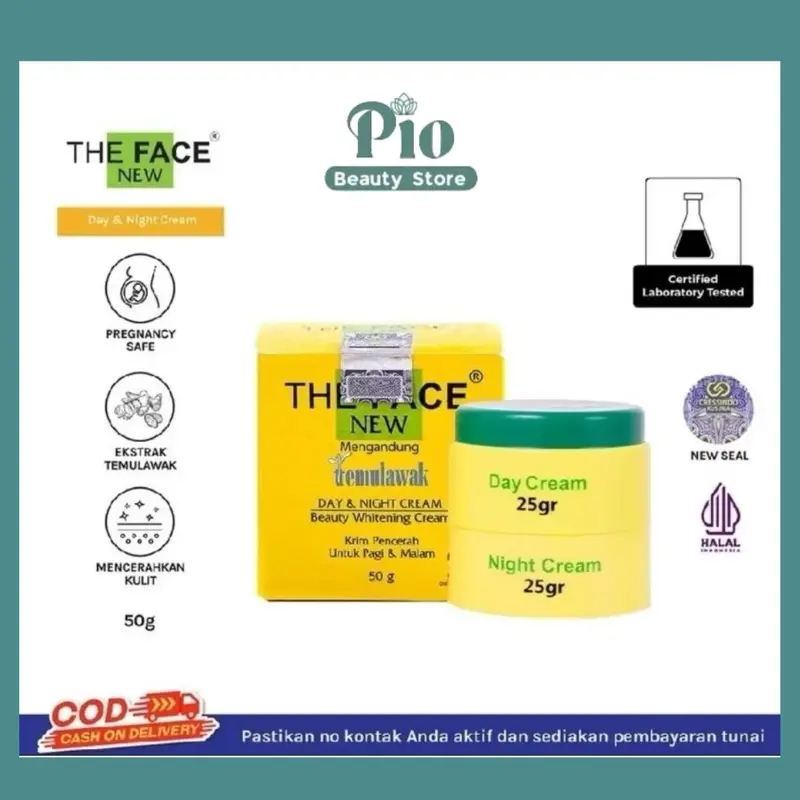 [PIOBEAUTY] ECER-The face temulawak bpom skincare mencerahkan glowing flek hitam Wajah Pencerah 3