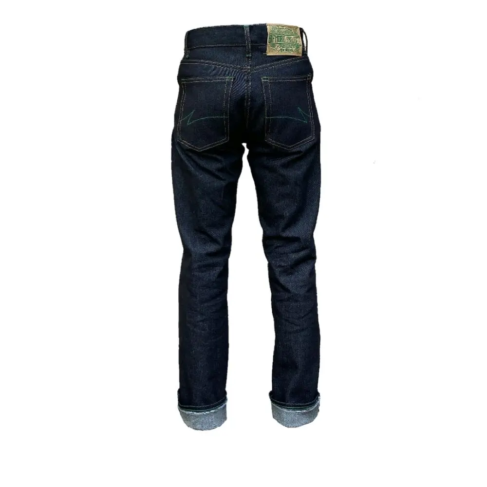 bifmoreproject - denim selvedge greenline15oZ unsanforized