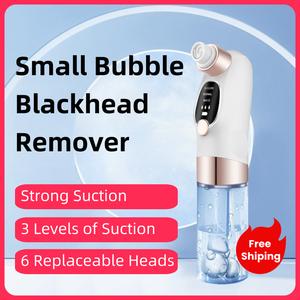 Vacuum Blackhead Remover, Small Bubble Cleanser for Home Use, Facial Pore Cleaner, Acne Treatment, Oxygen Injection Device, Blackhead Instrument, Beauty Device