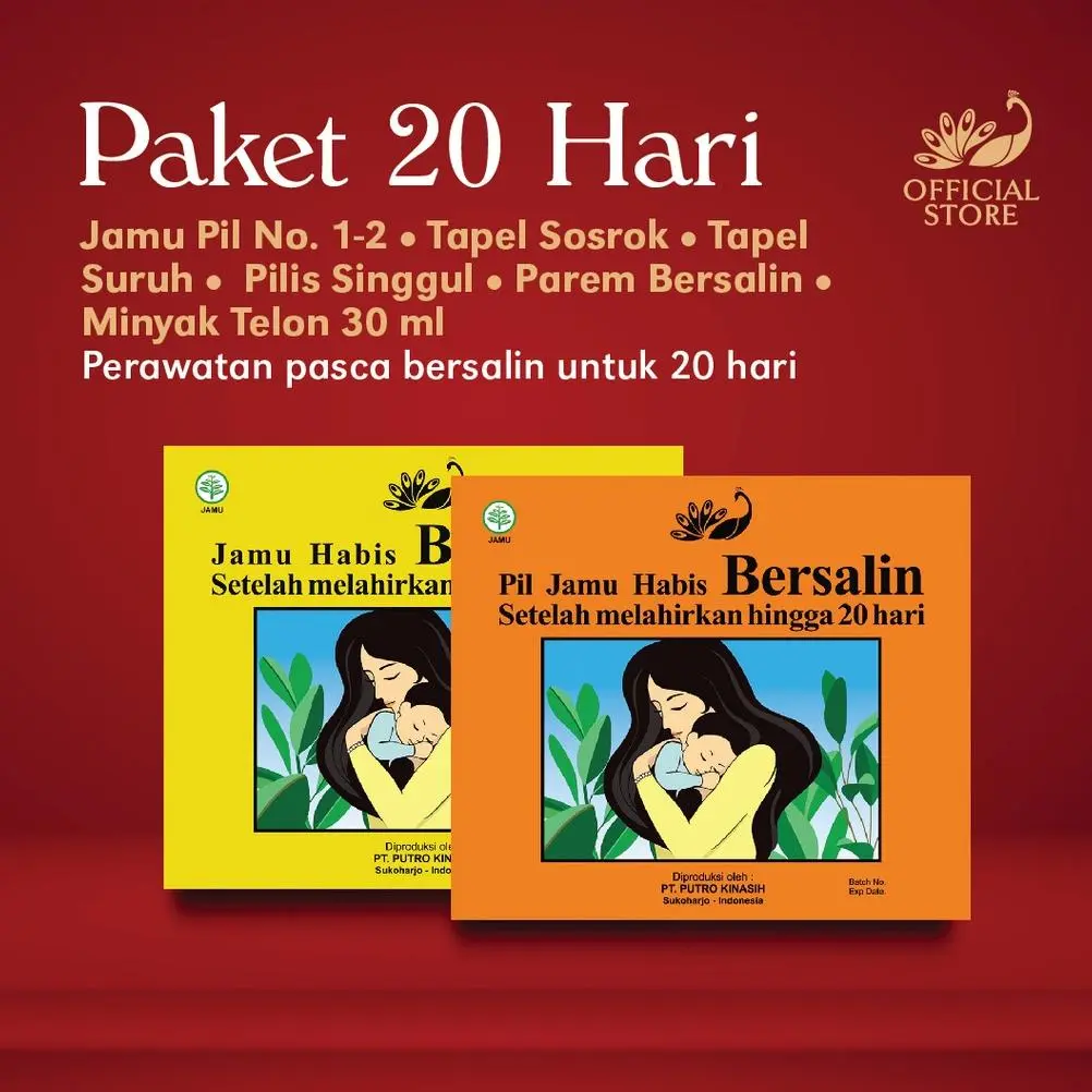 JMK PIL / JAMU HABIS BERSALIN 20 Hari ISTIMEWA ASLI Warisan Nyonya Meneer untuk Ibu setelah melahirkan