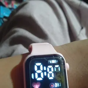 Jam Tangan Elektronik Pintar LED, Aksesori Jam Tangan Santai Antiair Sederhana Watch