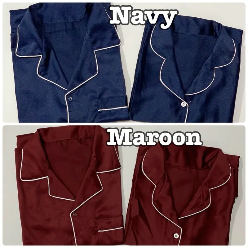 paket couple piyama satin silk (cp) 2