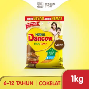 Nestle DANCOW FortiGro Susu Bubuk Cokelat Usia Sekolah Pouch 1 kg