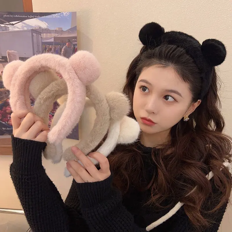 Ikat Kepala Mewah Rekaan Telinga Kucing, Fesyen Korea, Untuk Wanita, Aksesori Rambut Comel, Warna, Sesuai untuk Pelajar, Hadiah Hari Jadi Indah